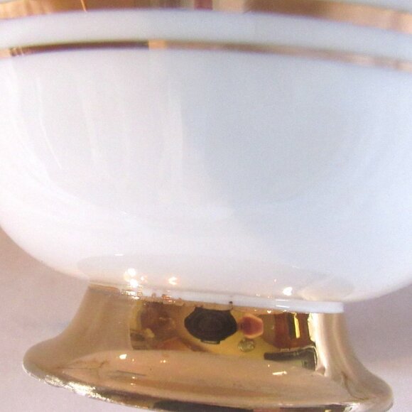 Regency Tea Cup and Saucer, Soft Blue Fabulous Hand Painted Fruit Gold Gilt I247 - Picture 9 of 9